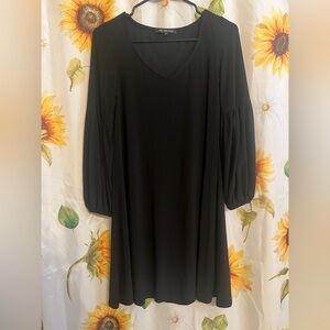 Elegant Black Long Sleeve Dress